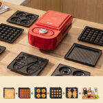 Retro Breakfast Machine Omelette Bread Machine - imagine 7