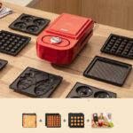 Retro Breakfast Machine Omelette Bread Machine - imagine 5