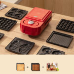 Retro Breakfast Machine Omelette Bread Machine - imagine 2
