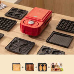Retro Breakfast Machine Omelette Bread Machine - imagine 3