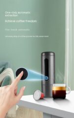 Coffee Machine Travel Portable Outdoor Small Concentrated Mini Capsule Ground Coffee Dual-use - imagine 10