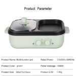 Roast All-in-one Pot Household Multi-functional Cooking Pot Electric Roaster Pan - imagine 9