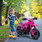 6V Kids Motorcycle with Training Wheels - imagine 2