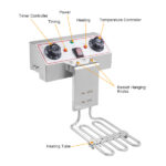 US EH101V-Electric Fryer Silver - imagine 8