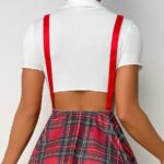 Sexy Role-Playing Mesh Transparent  Uniform Lingerie Set - imagine 2