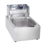 Commercial Stainless Steel Deep Frying Pan Temperature Control Large Capacity - imagine 4