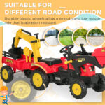 3 in1 Kids Ride On Excavator/Bulldozer - imagine 8