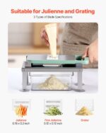 Vegetable Chopper Mandoline Slicer All-in-1 Food Veggie Cutter 9 Blades - imagine 5