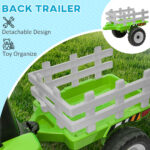 12V Ride on Tractor with Trailer - imagine 4