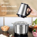 Stainless Steel Meat Grinder Small Household Automatic Cooking Machine