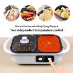 Multi-functional Dual-use Electric Caldron Electric Frying Oven - imagine 8