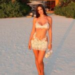 Sexy Transparent Lace Mesh Fitted Strapless Dress Women's Bodycon Skirt Lingerie Dress - imagine 4