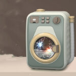 Children's Electric Washing Machine Modeling Toy Set - imagine 4