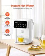 Countertop Instant Hot Water Dispenser With 7 Temps 7 Volumes 118oz Tank - imagine 2