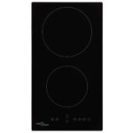glass ceramic cooktop with 2 plates and touch control 3000 - imagine 3