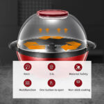 Household 850W Electric Popcorn Machine - imagine 3