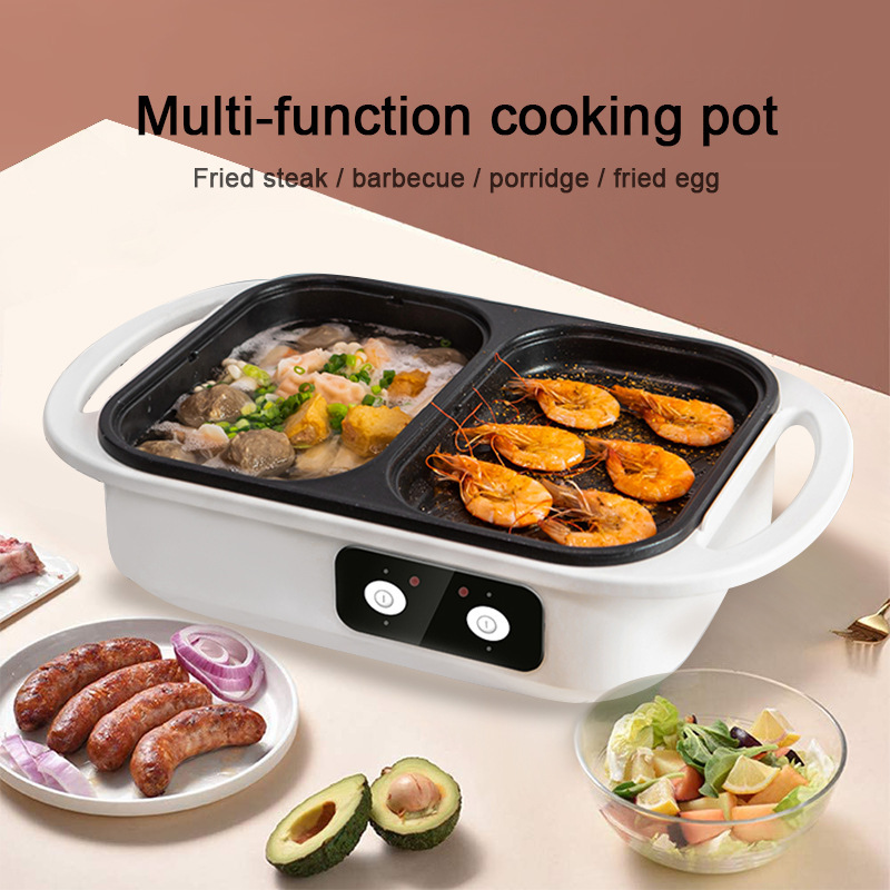 40251142-b15f-4ddd-b1da-57dad9e2aad4.jpg Multi-functional Dual-use Electric Caldron Electric Frying Oven - imagine 1