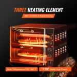 Commercial Countertop Pizza Oven Electric Pizza Oven For 14' Pizza Indoor - imagine 3