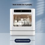 Small Desktop Household Installation-free Automatic Dishwasher - imagine 5