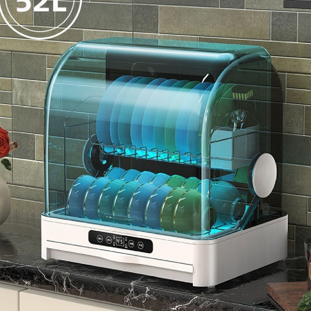 4b9a69e0-309a-49af-9915-e8b17d8b9a22.jpg Mini Small Kitchen Desktop Disinfection Dryer - imagine 1