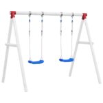 Swing Seats with Ropes, 2 pcs., Blue, 38x16 cm, Polyethylene - imagine 2