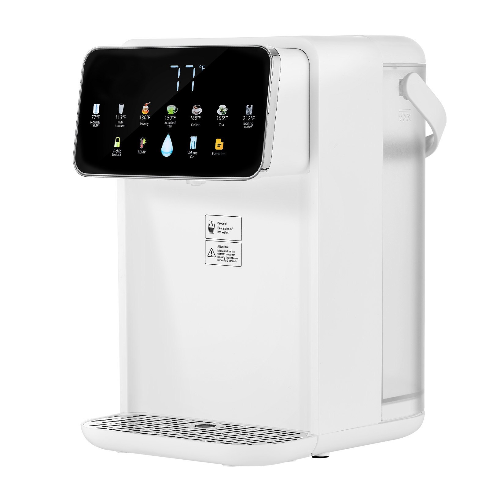 505260d8-513f-4dac-ac80-8fded9d4f109.jpg Countertop Instant Hot Water Dispenser With 7 Temps 7 Volumes 118oz Tank - imagine 1