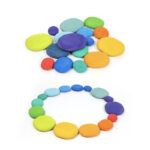 Rainbow building blocks toy - imagine 3