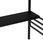 Metal Loft Bed Frame with Desk No Box Spring Needed Twin Black - imagine 11
