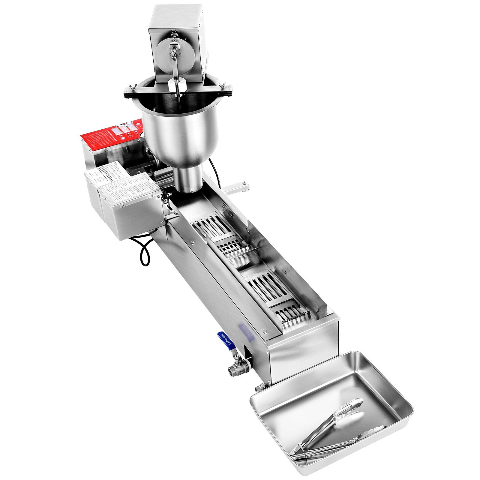 5956f938-4bda-4d4a-9b37-a66bf9b0b31c.jpg Commercial Automatic Donuts Making Machine Doughnut Maker Single Row 90 PCS/H - imagine 1