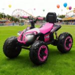 Ride On Toy Car,12V Electric ATV Car For Kids, 4 Wheeler Electric Toy Car With Bluetooth,light,Leather Seaters,,for Boys,Girls,indoor And Out Door - imagine 4