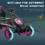 Kids Pedal Go Kart Ride-on Toy with Ergonomic Comfort - imagine 6