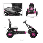 Kids Pedal Go Kart Ride-on Toy with Ergonomic Comfort - imagine 3