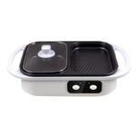 Multi-functional Dual-use Electric Caldron Electric Frying Oven - imagine 5