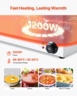 Commercial Electric Food Warmer 3-Pan Countertop Buffet 17QT Bain Marie - imagine 2