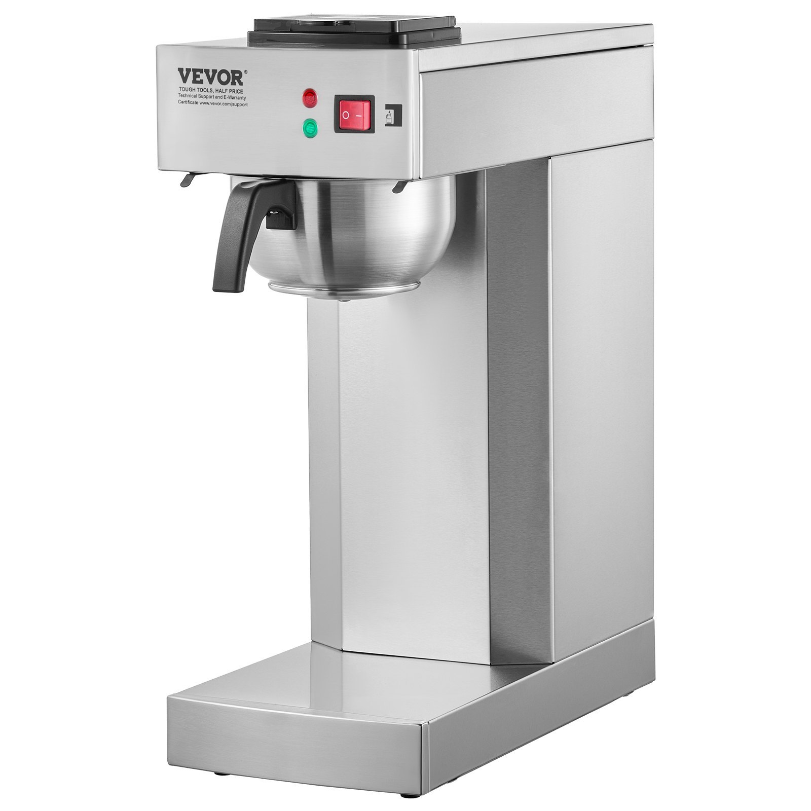 65b46e82-2a48-4ddb-a038-93dd43c023f6.jpg 12 Cups Commercial Drip Coffee Maker With Thermal Carafe Restaurant Office Cafe - imagine 1