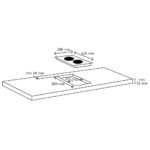 glass ceramic cooktop with 2 plates and touch control 3000 - imagine 5