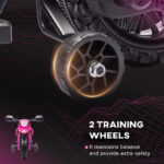 6V Kids Motorcycle with Training Wheels - imagine 5