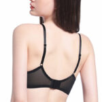 Sexy Lace Embroidered Underwear Thin Cotton Large Chest Minimizer French Bra Anti-Sagging Plus Size Bustier - imagine 4