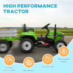 12V Ride on Tractor with Trailer - imagine 8