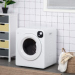 Compact Laundry Dryer 1300W Portable Clothes Dryer with 3.2 cu.ft Stainless Drum - imagine 2