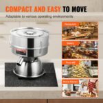 Electric Vibrating Sieve Machine With 12+80 Mesh Automatic Sifter Shaker - imagine 4