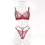 Sexy Lace Bra and Underwear Set for Women - Lightweight and Breathable - imagine 7