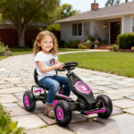 Kids Pedal Go Kart Ride-on Toy with Ergonomic Comfort