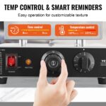 9PCS 76mm Dutch Pancake Maker Commercial Dorayaki Baker 850W Non-stick - imagine 3