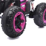 Ride On Toy Car,12V Electric ATV Car For Kids, 4 Wheeler Electric Toy Car With Bluetooth,light,Leather Seaters,,for Boys,Girls,indoor And Out Door - imagine 9