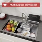 Automatic Dishwasher For Home Use Compact Countertop Model With Ultrasonic Technology - imagine 3
