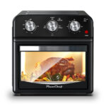 12.5 Qt Air Fryer With Advanced Multi-Function Cooking Grill, Air Fry, Defrost, Bake, Presets For French Fries, Pizza, Chicken, Fish, And Toast, Dual Knob Control - imagine 6