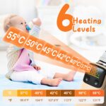1Pc Portable Bottle Warmer With Night Light On The Go Baby Milk Warmer Milk Formula Warmer For Home Travel With 6 Heating Levels - imagine 10
