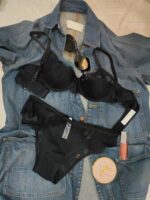 Style Plus Size Lingerie Sexy Bra Lace Embroidery Ultra-thin Large Chest Minimizer Bra Set - imagine 5