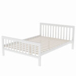 Twin over Full Loft Bed with Staircase,White - imagine 6